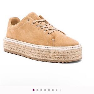 rag & bone Beige Platform Espadrille Sneakers